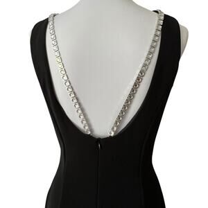 Vintage Formal Black Dress 8 McClintock Long Gown Y2K 60s RARE Holiday Party